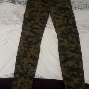 Camo pants size 9